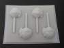 482sp TMNT Teenage Turtle Face Chocolate or Hard Candy Lollipop Mold